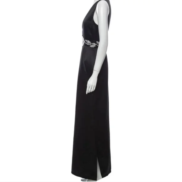 Raoul NWOT Black Embellished Waistband Dress